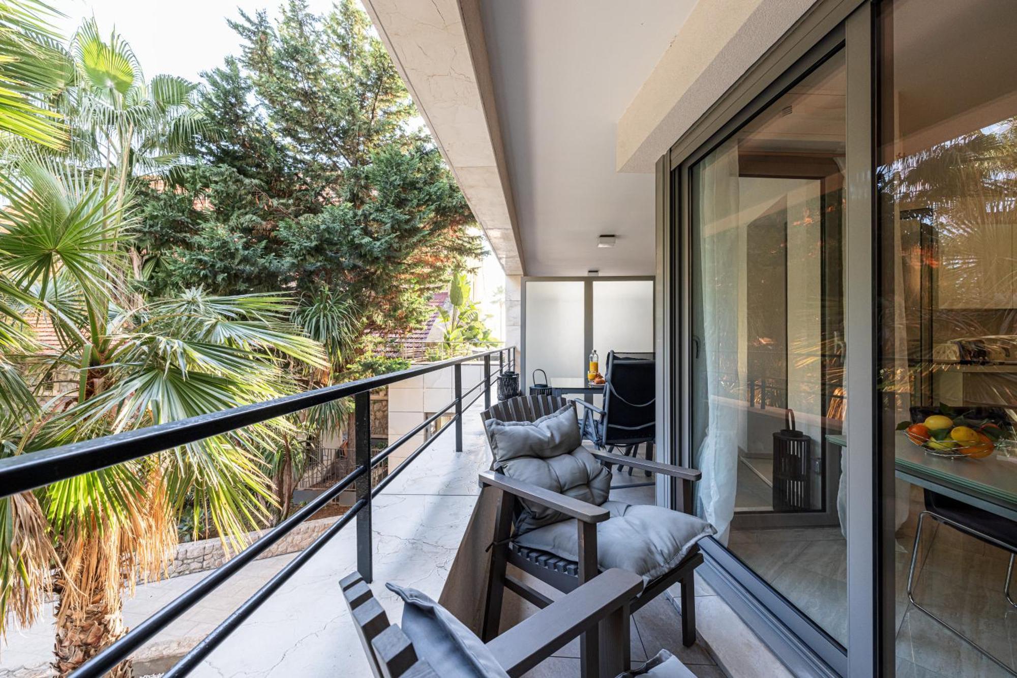 Studio Centre Terrasse Climatisation 50M Plage Menton Exteriör bild