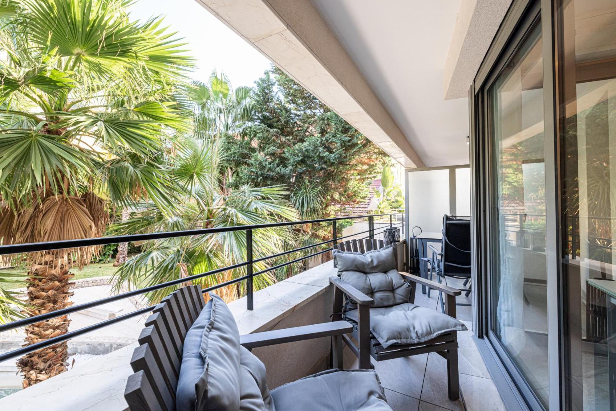 Studio Centre Terrasse Climatisation 50M Plage Menton Exteriör bild