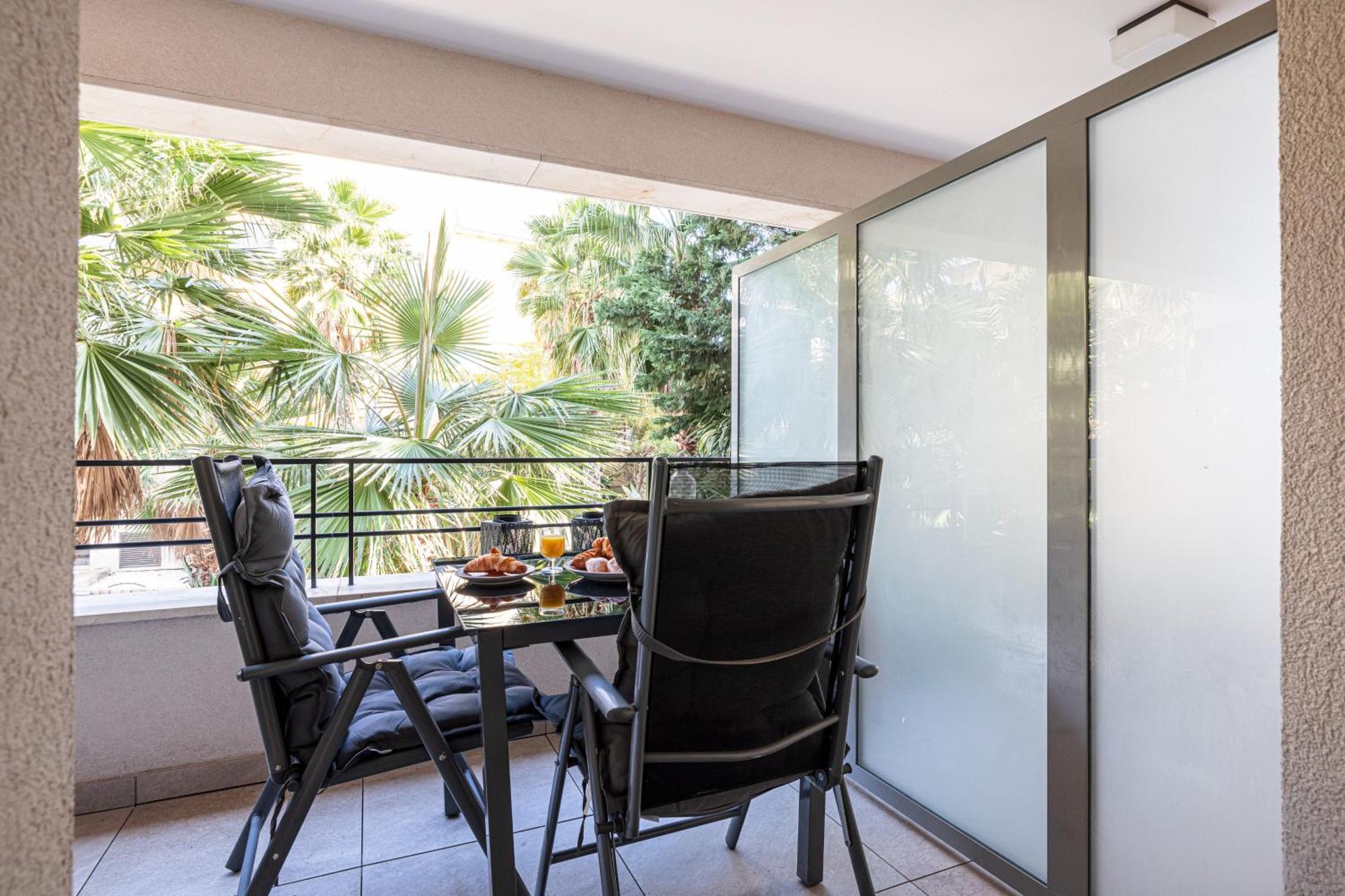Studio Centre Terrasse Climatisation 50M Plage Menton Exteriör bild