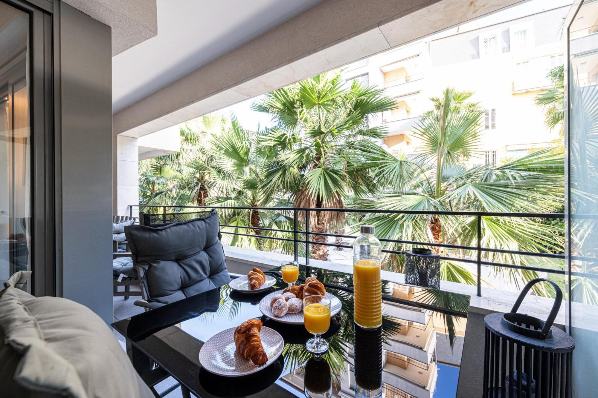 Studio Centre Terrasse Climatisation 50M Plage Menton Exteriör bild