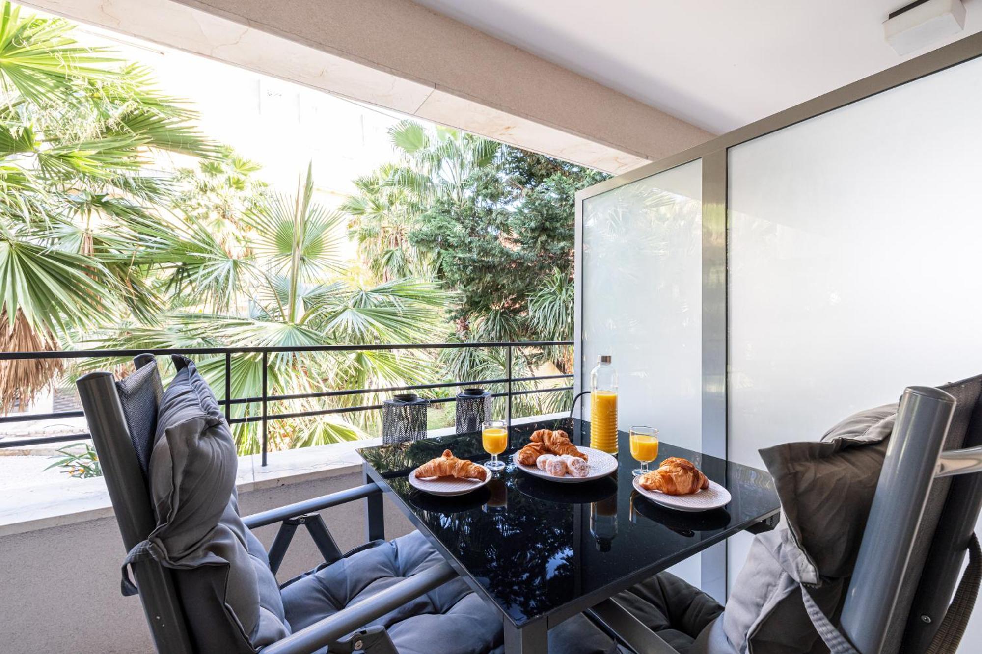 Studio Centre Terrasse Climatisation 50M Plage Menton Exteriör bild
