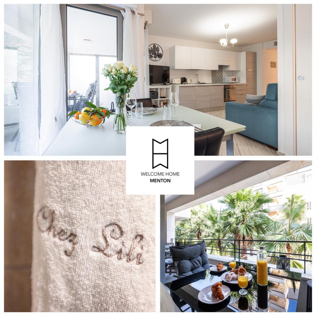 Studio Centre Terrasse Climatisation 50M Plage Menton Exteriör bild